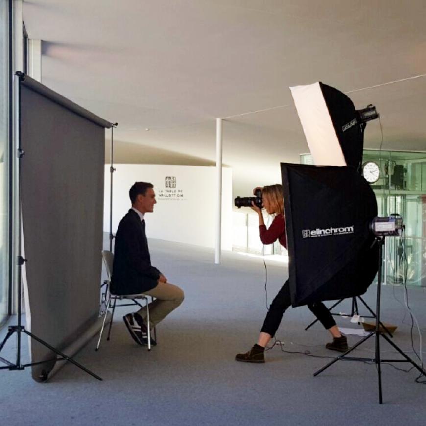 Professional photo shoot, Forum EPFL